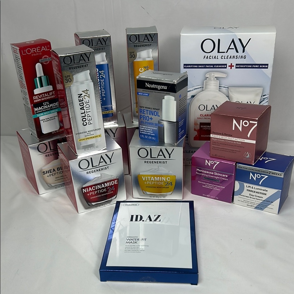 OLAY and No. 7 Skincare Collection lot